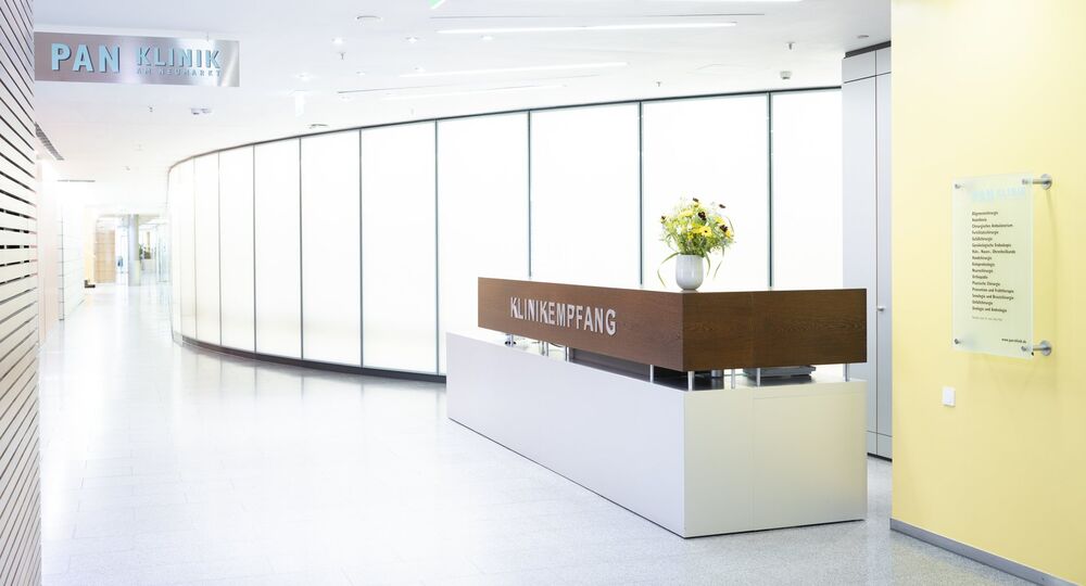 Klinikempfang 3. Etage in der PAN Klinik