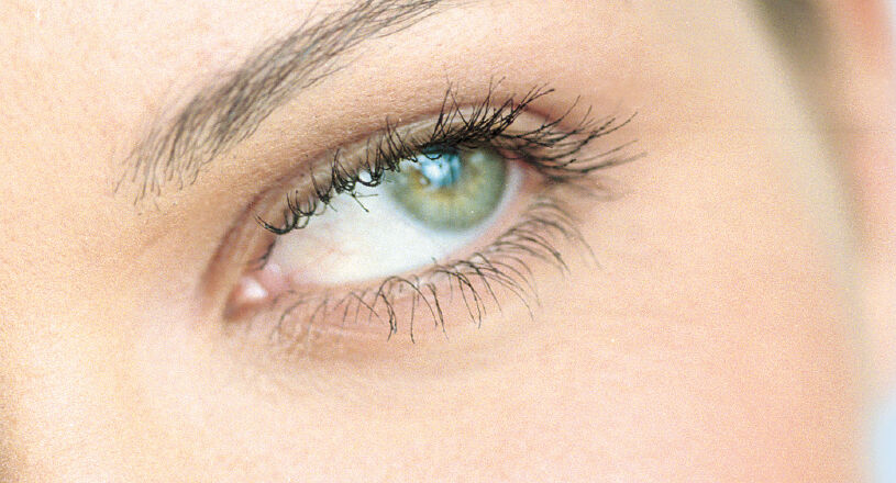 Augenheilkunde Nahaufnahme eines Auges als Symbol für die Augenheilkunde und die Gesundheit der Augen