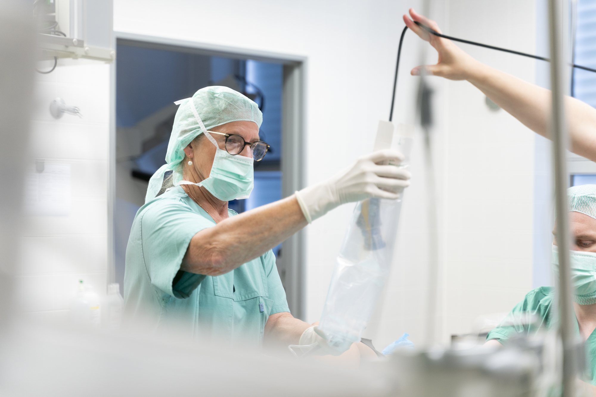OP-Team – OP PAN Klinik OP-Team assistiert de Operateur im OP der PAN Klinik